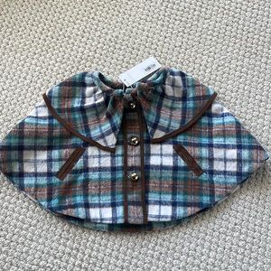 Baby plaid cape Janie and Jack